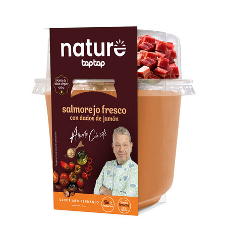 Salmorejo fresco con dados de jamón Tap Tap 300ml + 25g