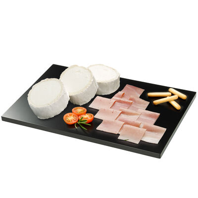 Lote: 250 gr Jamón asado Leña+250 gr Rulo de cabra