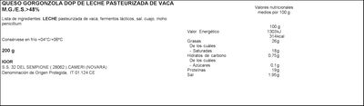 Queso gorgonzola Igor pieza 200g
