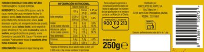 Turrón de chocolate crujiente Alipende 250g