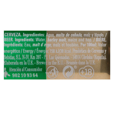 Cerveza rubia Adlerbrau lata 33cl