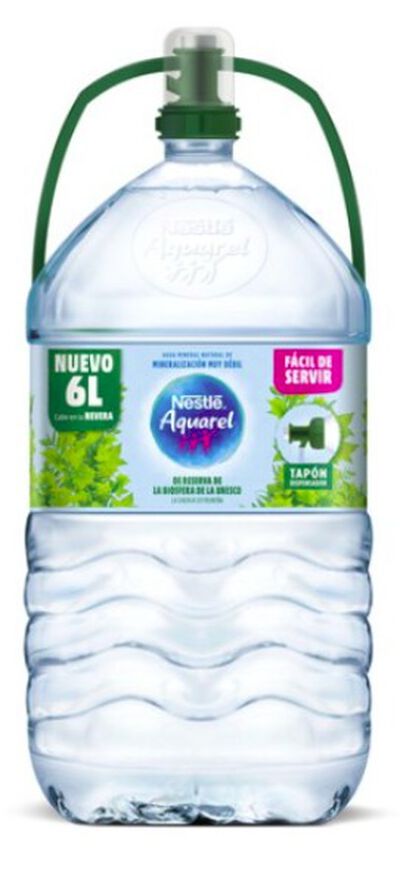 Agua con tapón con grifo Nestlé Aquarel 6l