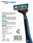Maquina Desechable Hombre 3H Bodyplus 4 Unidades