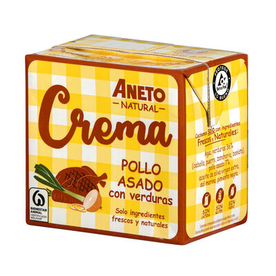 Crema de pollo y verduras Aneto 500ml