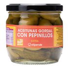 Aceitunas gordal Alipende 180g con pepinillo