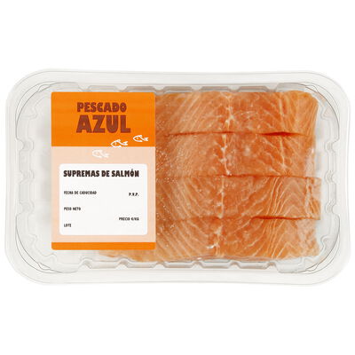 Salm&oacute;n Suprema Mowi bandeja 350gr aprox