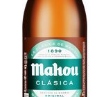 Cerveza rubia Mahou Clásica botella 1l