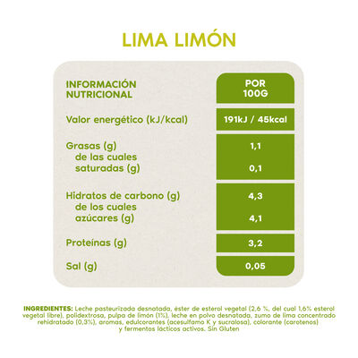 Bebida láctea Danacol colesterol pack 6 lima limón