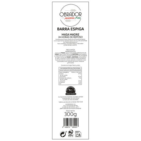 Barra de espiga plus 300g