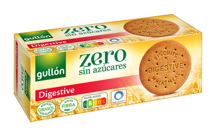 Galleta sin azúcar añadido zero Gullón 400g digestive