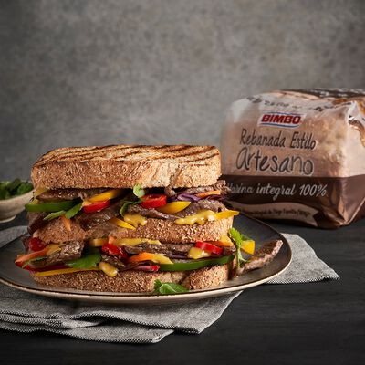 Pan molde Bimbo integral artesano 500g