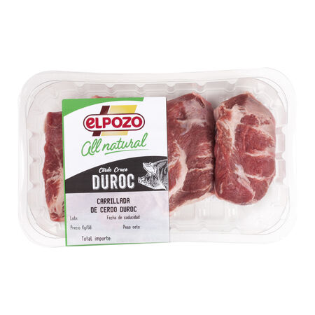 Carrillada de cerdo duroc All natural ElPozo 400g aproximadamente