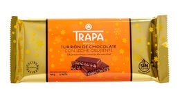 Turrón de chocolate crujiente con leche Trapa 140g