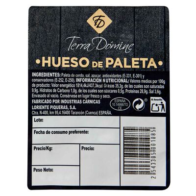 Codillo paleta Terra Domine 320g aproximadamente