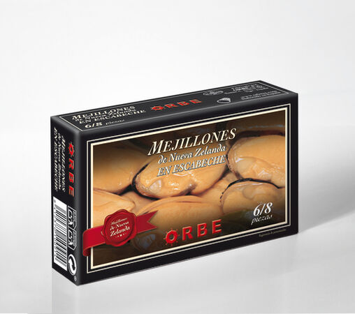 Mejillon Orbe 69g 6/8 en escabeche