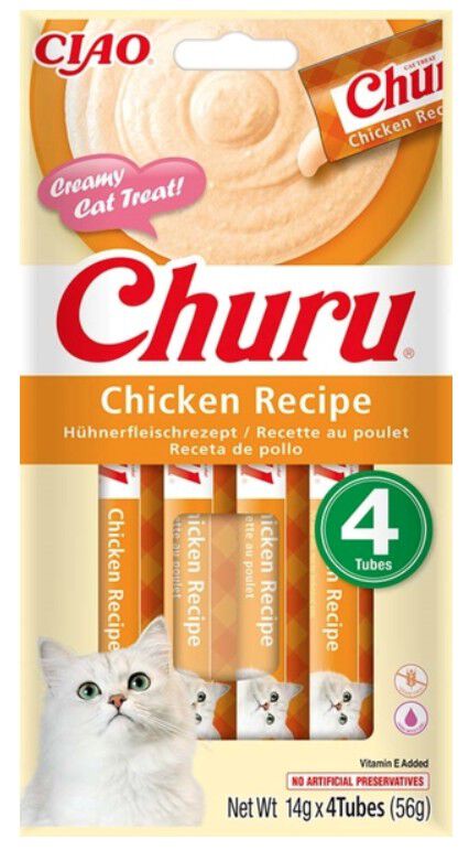 Alimento Gato Snck churu 4ud Pollo