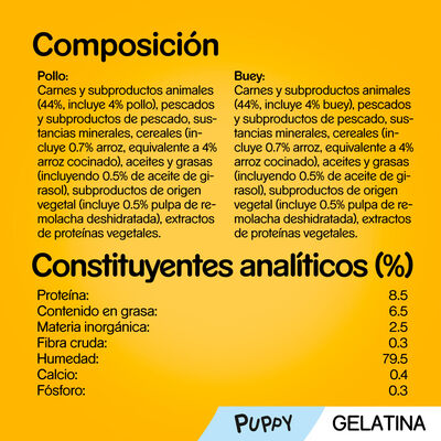 Comida húmeda perros junior Pedigree vital 400g