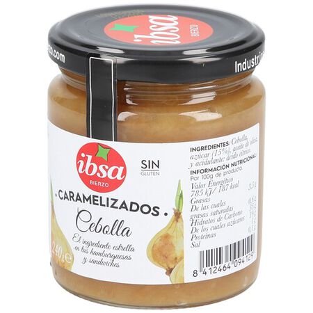 Cebolla caramelizada Ibsa tarro de cristal 250g