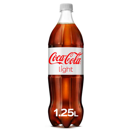 Refresco de cola sin azúcar sin calorías Coca-Cola 1,25l