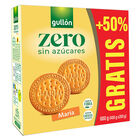 Galletas María sin azúcar añadido zero Gullón 400+200g