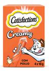 Catisfactions Premios para Gatos Creamy Pollo 4x10g