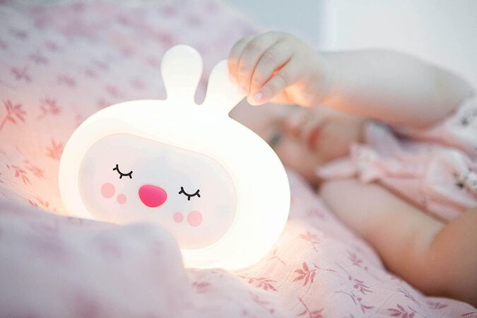 Muñeco silicona con luz Gio Sleepy Bunny