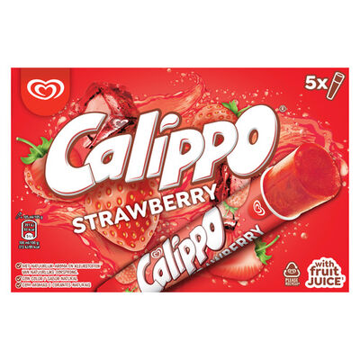 Helado Calippo Frigo 5 uds fresa