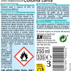 Ambientador spray Lanta 250ml Colonia