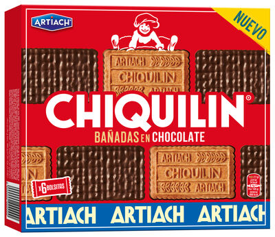 Galletas bañadas en chocolate Chiquilín 200g