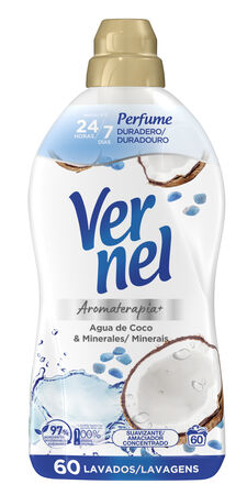 Suavizante Vernel 60 lavados agua coco & minerales