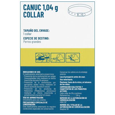 Collar Perro Canuc Antiparasitario