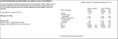 B&iacute;fidus Activia cremoso pack 4 sabor coco