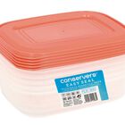 Recipiente herm&eacute;tico de pl&aacute;stico Rectangular Sp-Berner 1l 5 unidades