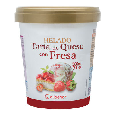 Helado tarrina Alipende premium tarta queso 500 ml