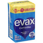 Compresas con alas cottonlike Evax 23+7 unidades super plus