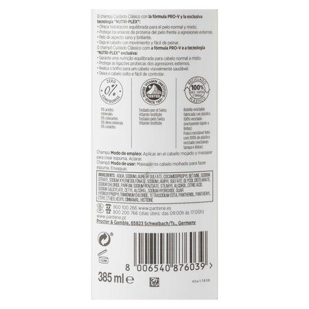 Champu Pantene 385ml Rizos Definidos