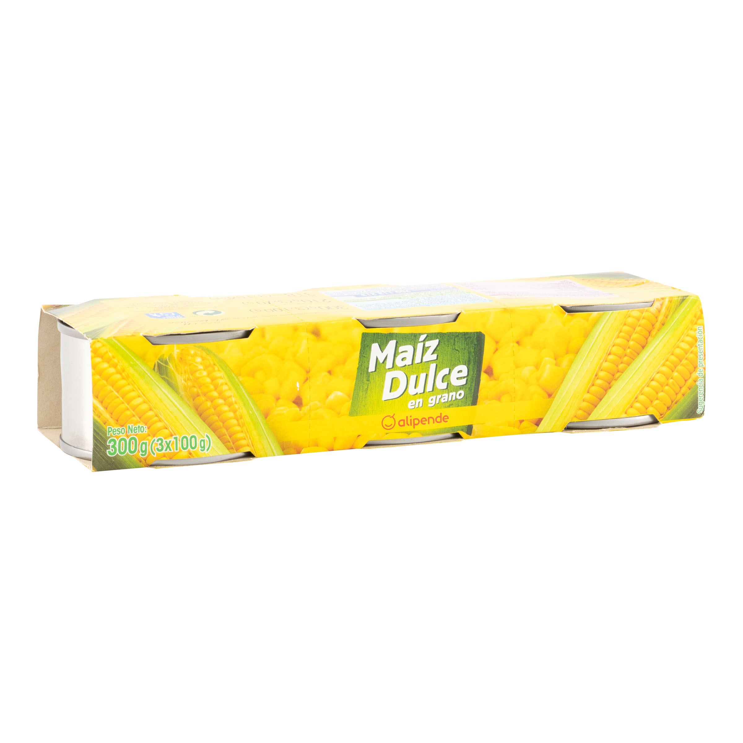 Maíz dulce Alipende pack 3 70g