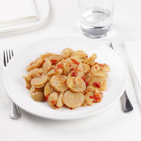 Ración de patatas panaderas