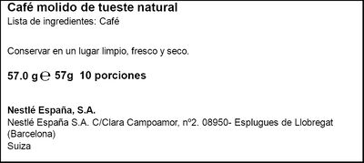 Caf&eacute; Colombia intensidad 7 Starbucks 10 C&aacute;psulas