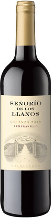 Vino tinto DO Valdepeñas Señorío los Llanos crianza