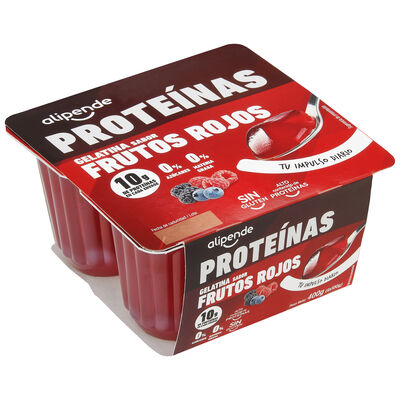 Gelatina proteica Alipende 4 unidades Frutos rojos