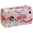 Leche fermentada infantil con fresa sin gluten alipende pack 8 100ml