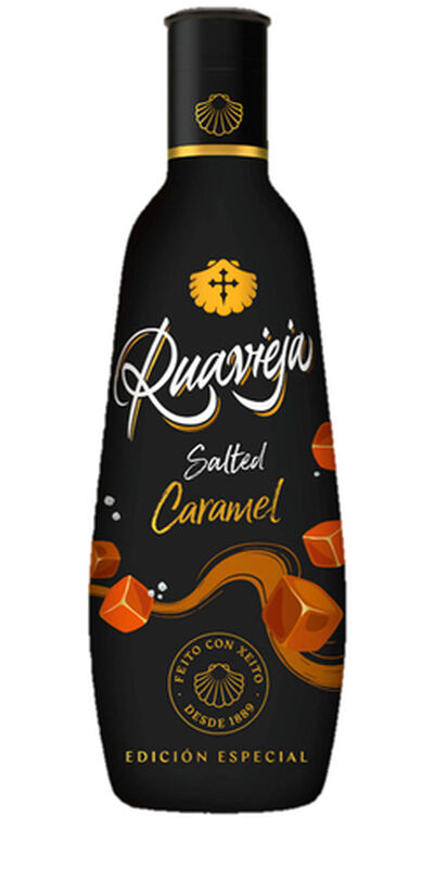 Licor crema Ruavieja caramelo salado 70cl
