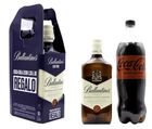 Whisky con bebida Coca Cola Zero Ballantines 70 cl y 1 25 l