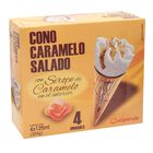 Helado cono Alipende 4 uds caramelo salado