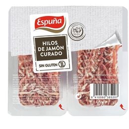 Hilos de jamón curado Espuña pack 2 de 45g