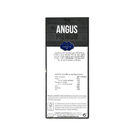 Burger meat de añojo angus 150g