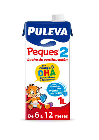 Leche continuación Puleva peques 2 6-12meses 1l