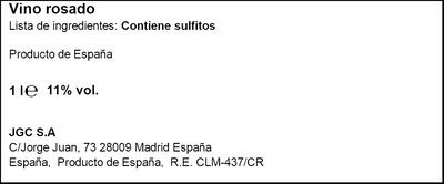 Vino rosado de mesa Don Simon 1l