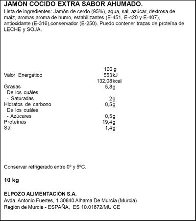 Lote: 250g de jamón asado + 250g de queso tronchón